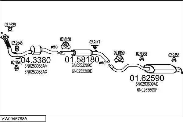 MTS VW0046788A014176