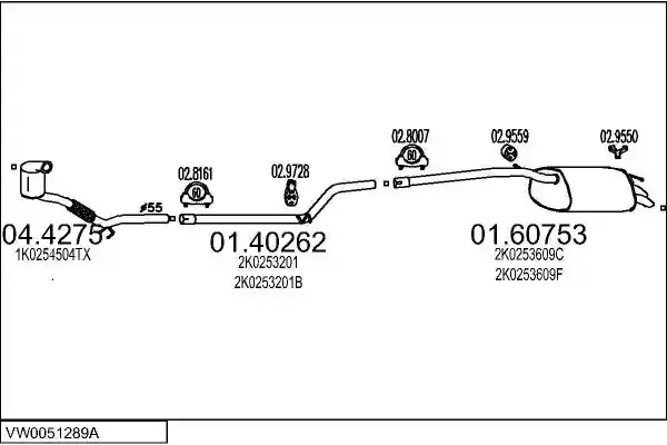 MTS VW0051289A019236