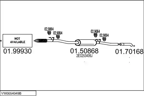 MTS VW0054049B019416