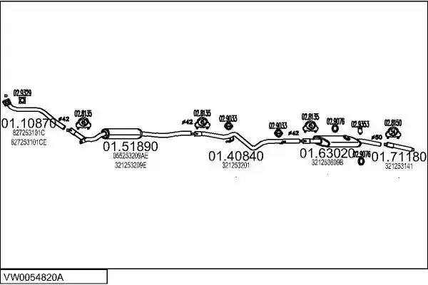MTS VW0054820A001935