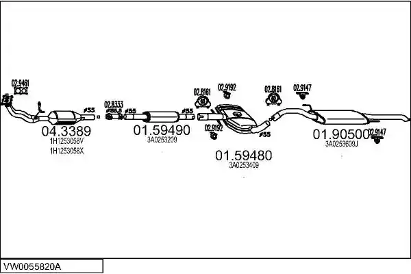 MTS VW0055820A003928