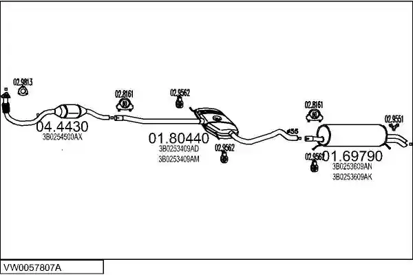 MTS VW0057807A015536