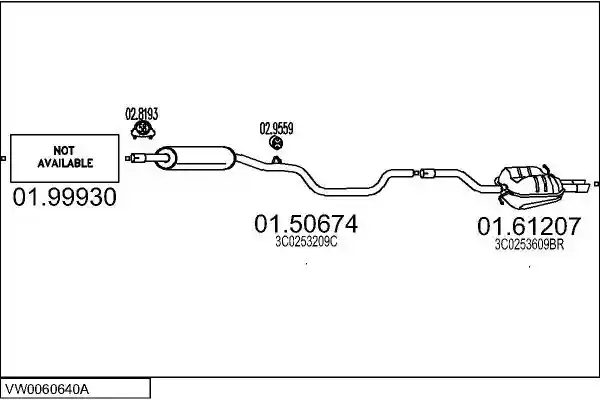 MTS VW0060640A026609