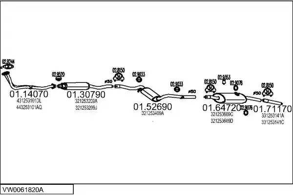 MTS VW0061820A006261