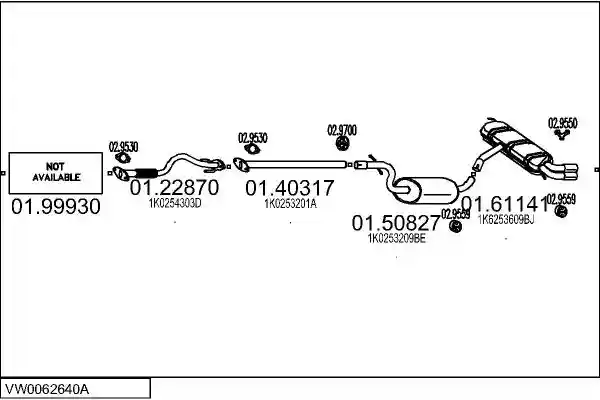 MTS VW0062640A019467