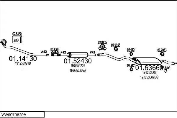 MTS VW0070820A008642