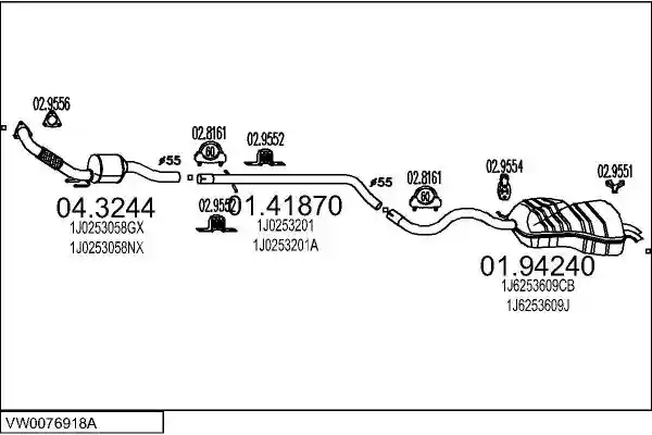 MTS VW0076918A123325
