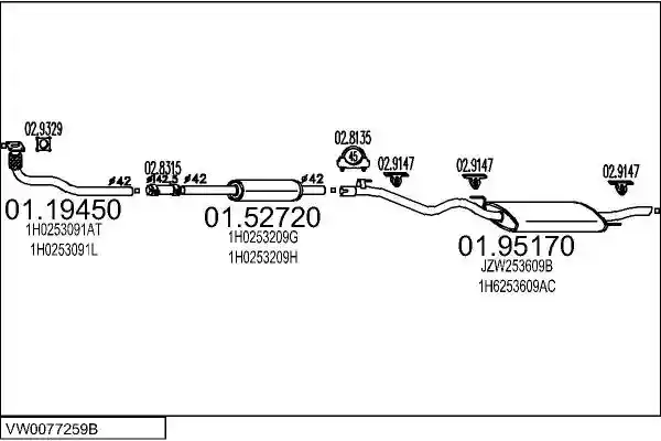 MTS VW0077259B008453