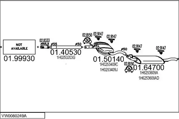 MTS VW0080249A001905