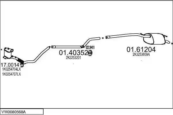 MTS VW0080568A034955