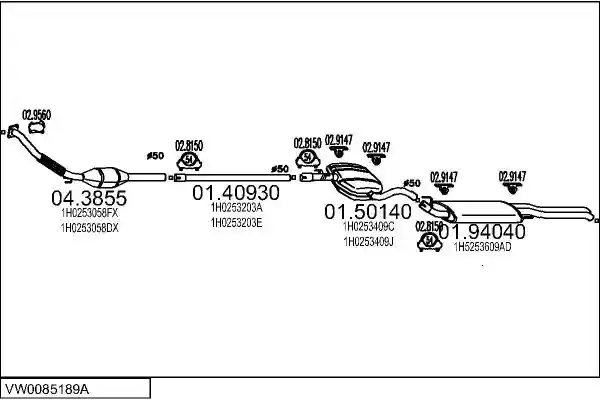 MTS VW0085189A001881