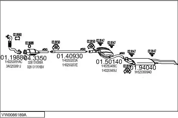 MTS VW0086189A001881