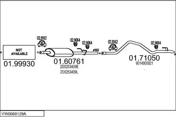 MTS VW0089129A016135