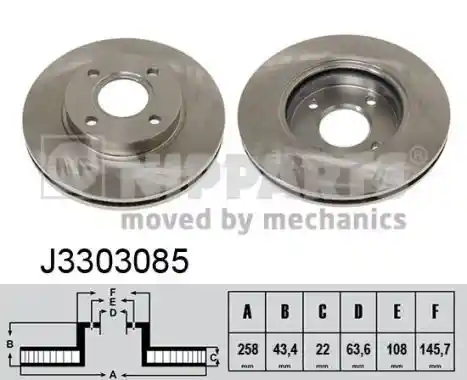 NIPPARTS J3303085 NIPPARTS J3303085