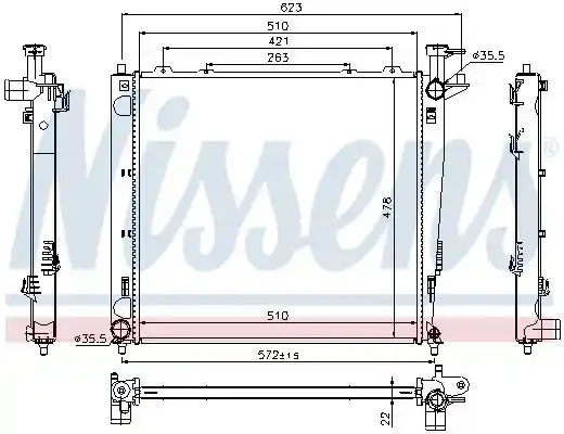 NISSENS 66782 NISSENS 66782