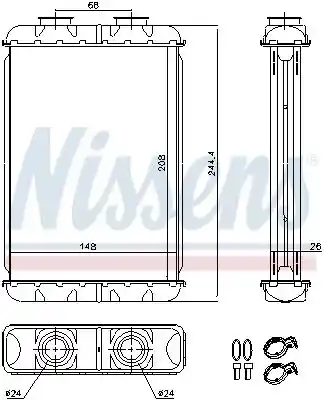 NISSENS 70019 NISSENS 70019