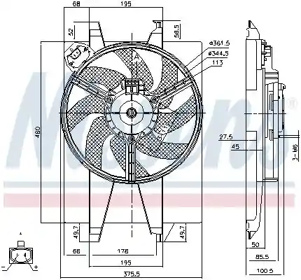 NISSENS 85767 NISSENS 85767
