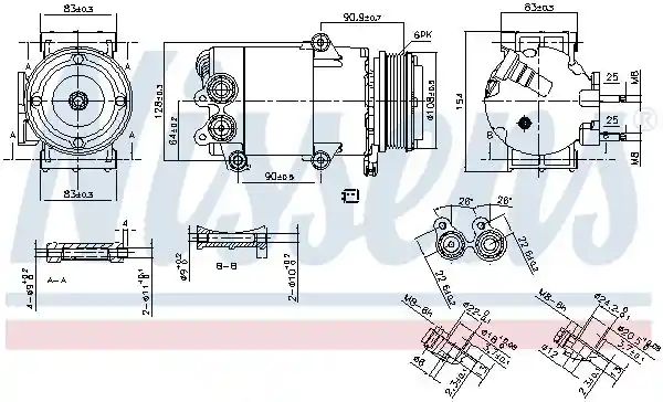 NISSENS 890216 NISSENS 890216