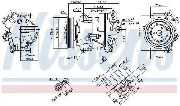 NISSENS 890264 NISSENS 890264