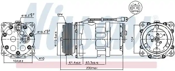 NISSENS 89055 NISSENS 89055
