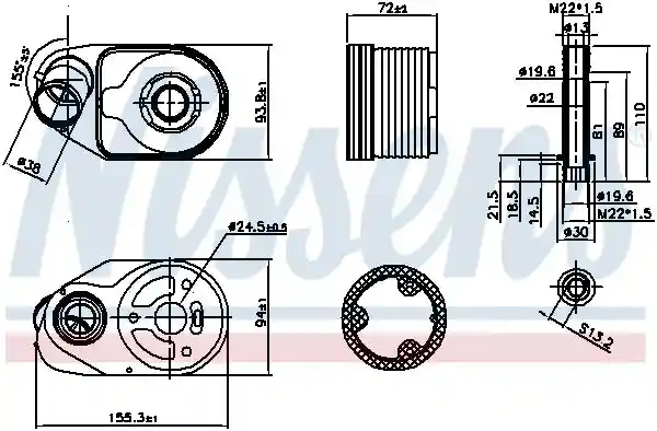 NISSENS 90796 NISSENS 90796