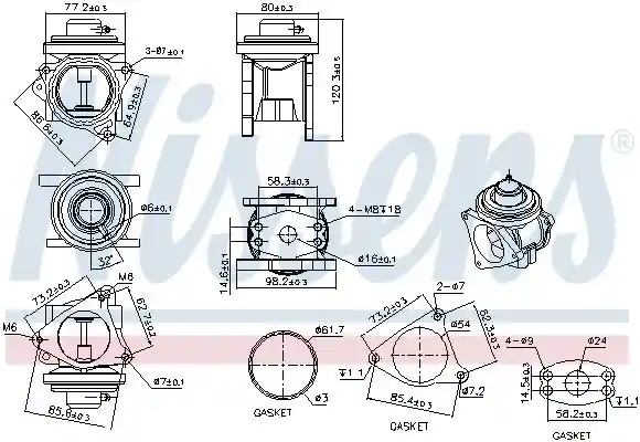NISSENS 98173 NISSENS 98173