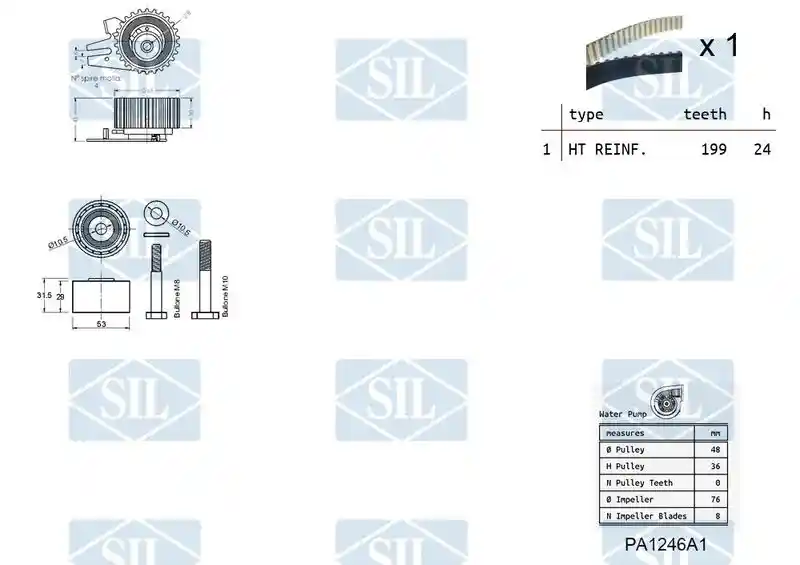 Saleri SIL K1PA1246A1