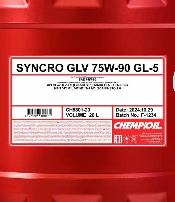SCT - MANNOL CH8801-20