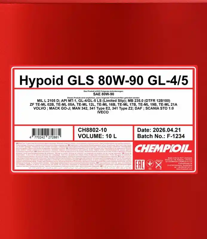 SCT - MANNOL CH8802-10