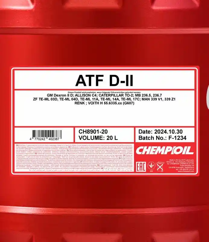 SCT - MANNOL CH8901-20