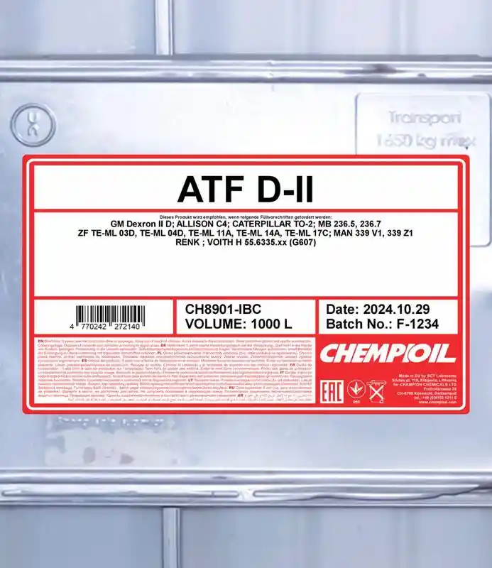 SCT - MANNOL CH8901-IBC