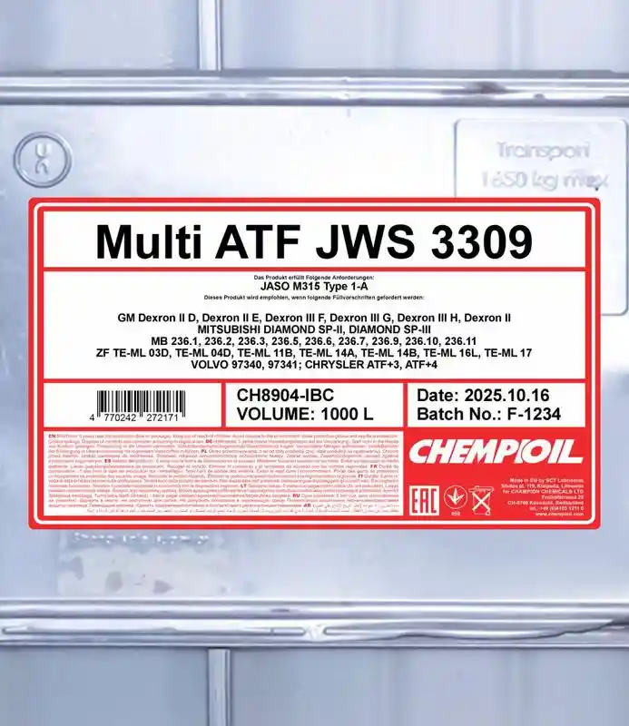 SCT - MANNOL CH8904-IBC