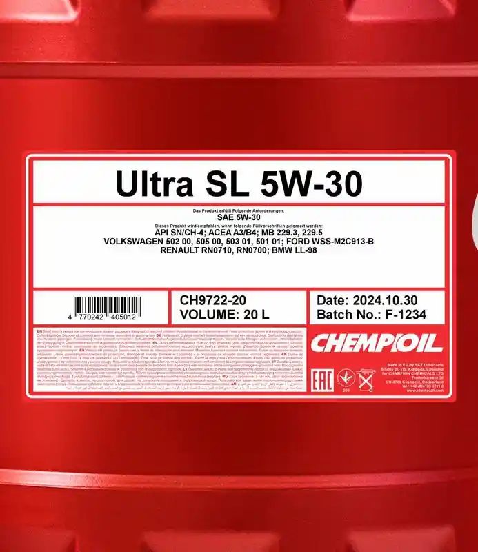 SCT - MANNOL CH9722-20