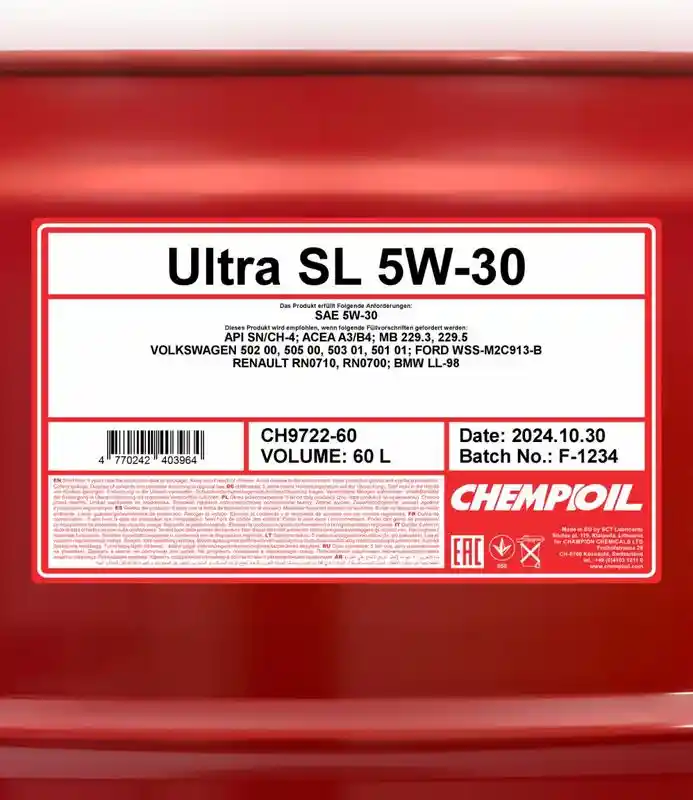SCT - MANNOL CH9722-60