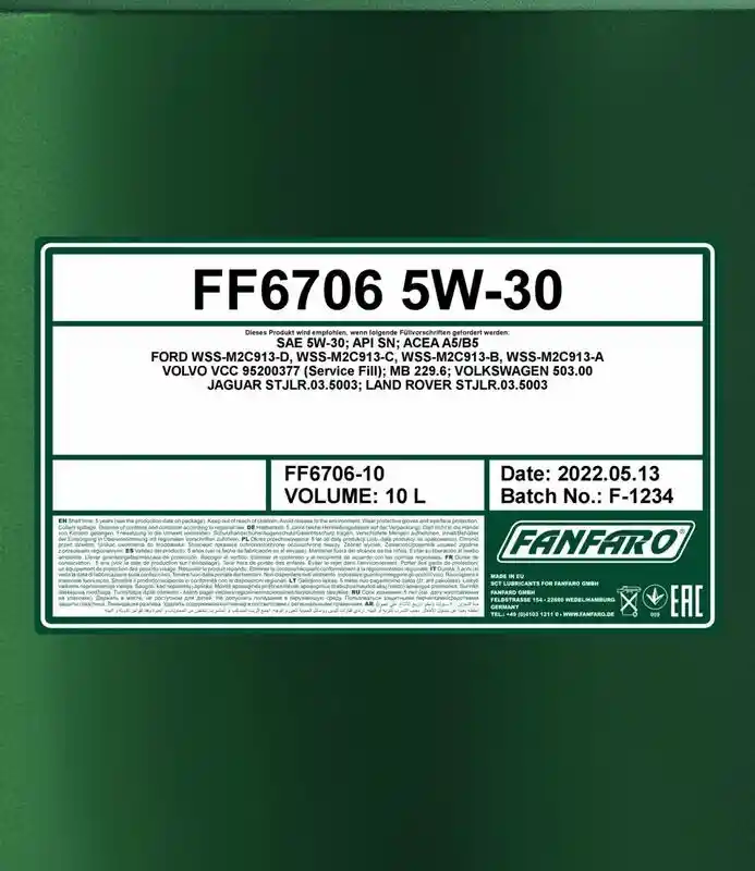 SCT - MANNOL FF6706-10
