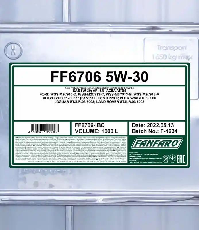 SCT - MANNOL FF6706-IBC