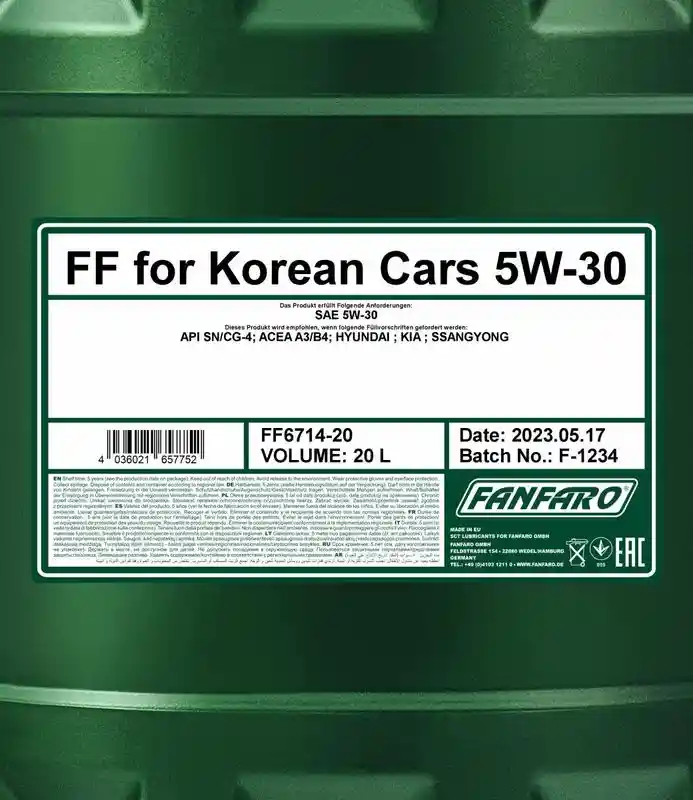 SCT - MANNOL FF6714-20