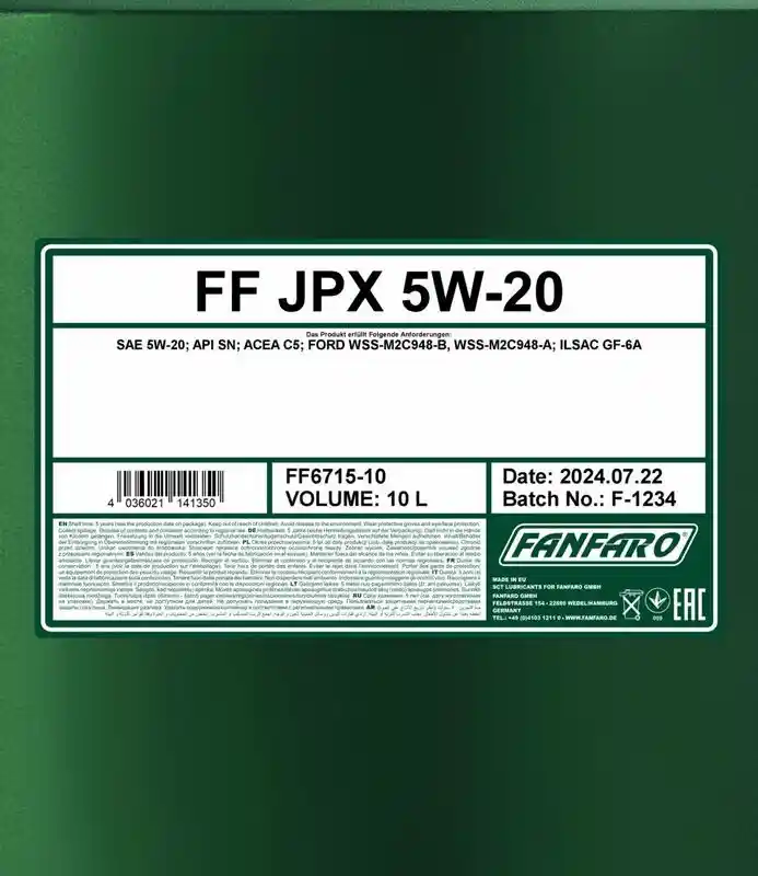 SCT - MANNOL FF6715-10