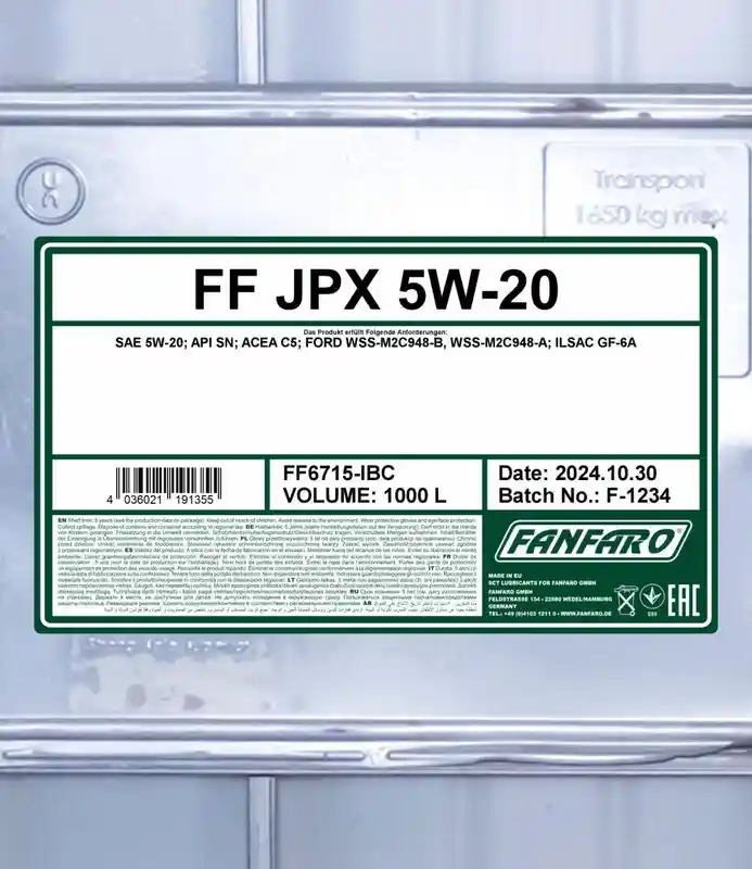 SCT - MANNOL FF6715-IBC