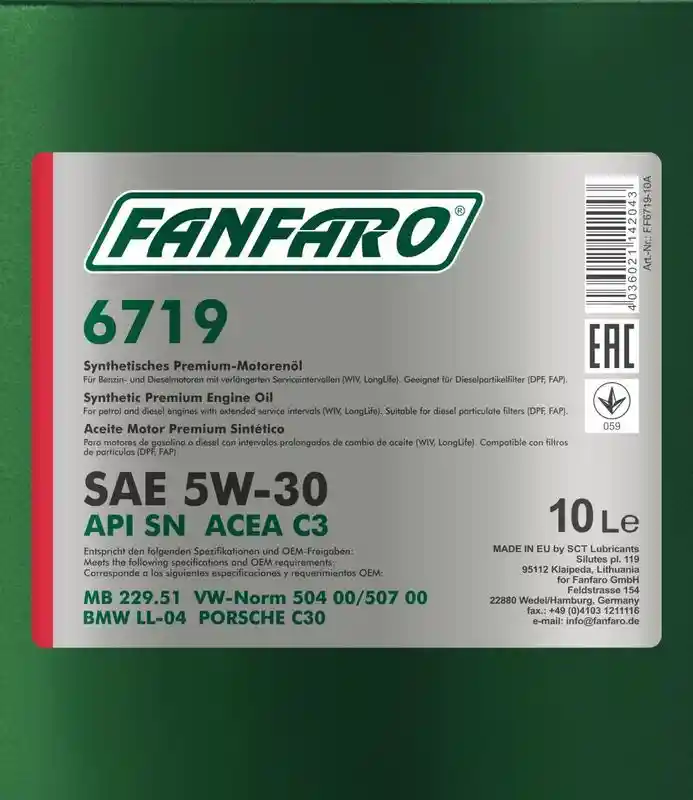SCT - MANNOL FF6719-10