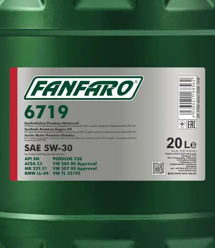 SCT - MANNOL FF6719-20