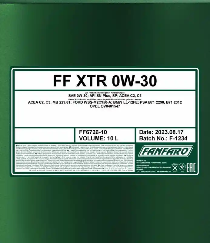 SCT - MANNOL FF6726-10