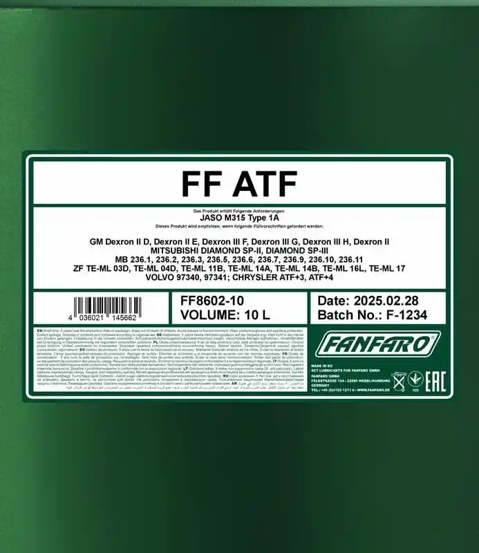 SCT - MANNOL FF8602-10