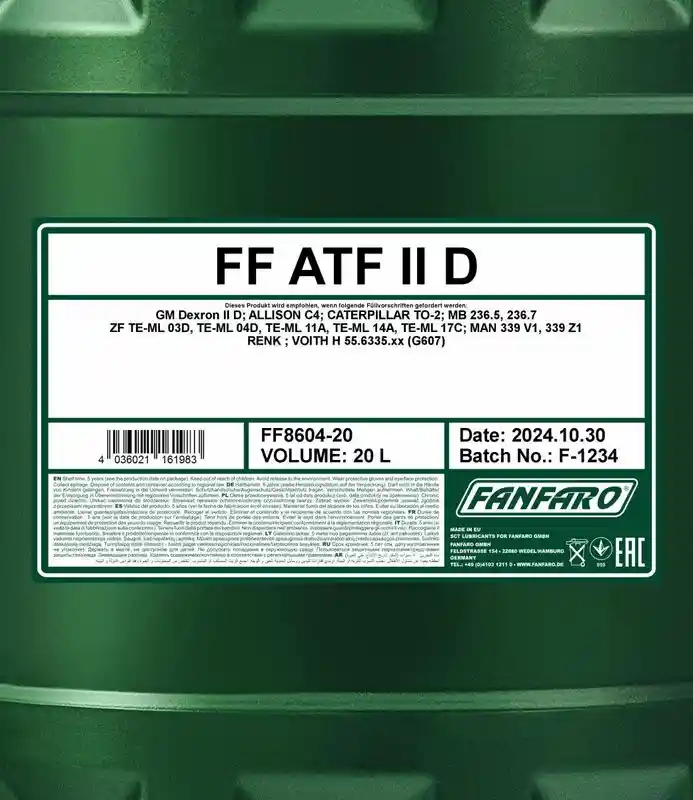 SCT - MANNOL FF8604-20