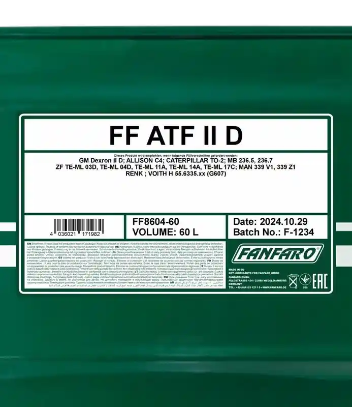 SCT - MANNOL FF8604-60