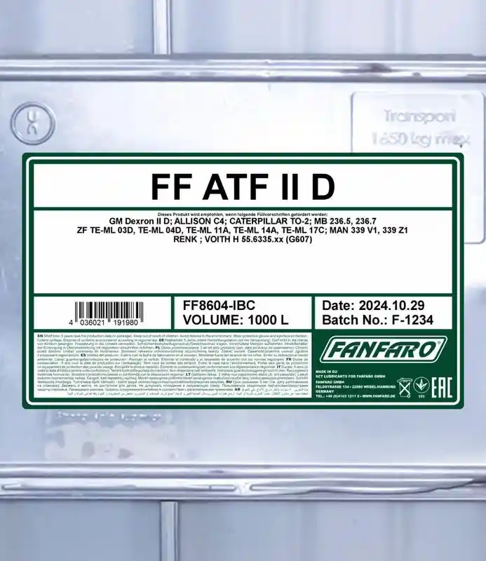 SCT - MANNOL FF8604-IBC