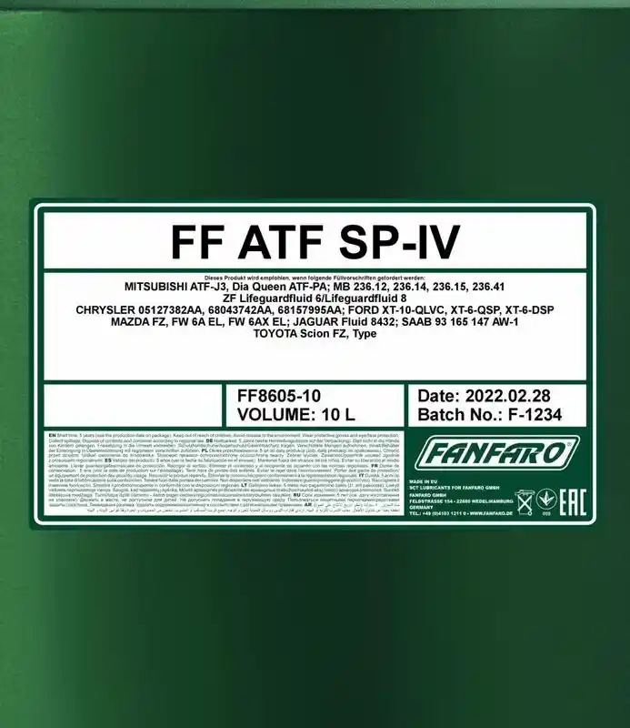 SCT - MANNOL FF8605-10