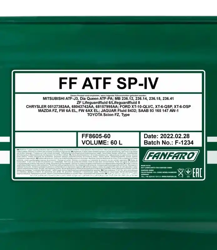 SCT - MANNOL FF8605-60