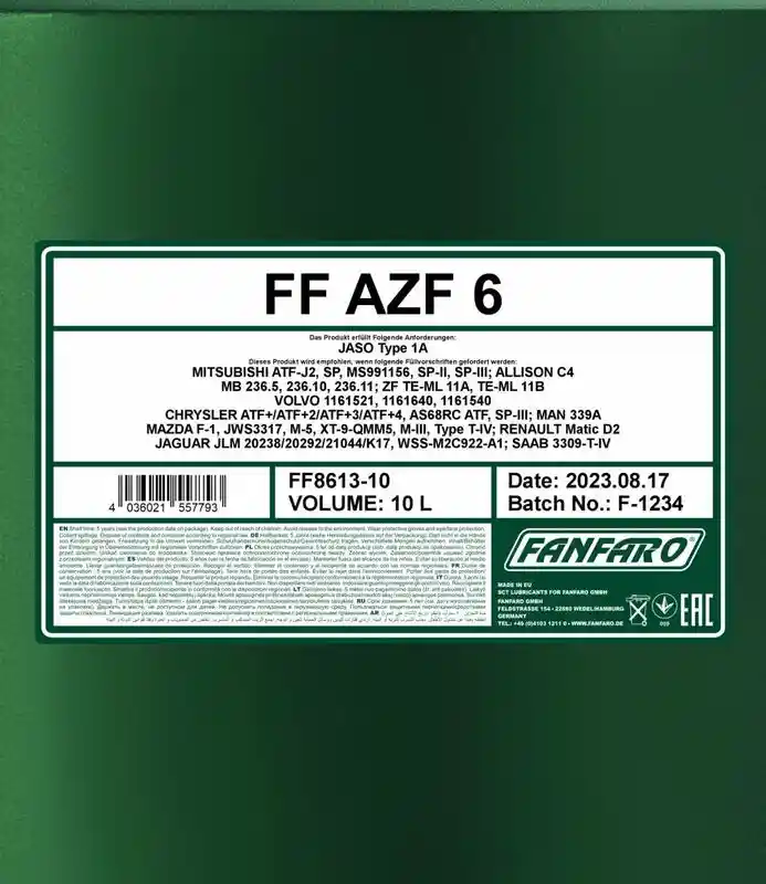 SCT - MANNOL FF8613-10