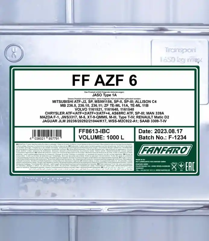 SCT - MANNOL FF8613-IBC